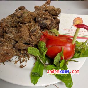 món chim cút rang muối ship đêm hà nội
