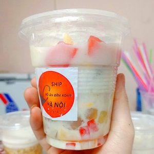 Món chè sữa chua hoa quả ngon ship tận nơi