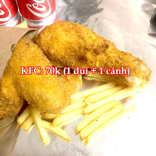 Ship đồ ăn đêm Hà Nội món KFC ngon