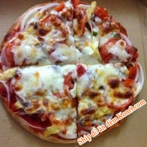 Kom9 ship pizza bò đêm Hà Nội nhanh