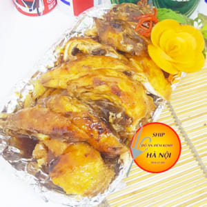 Hình ảnh món gà chiên áp chảo tại Hà Nội