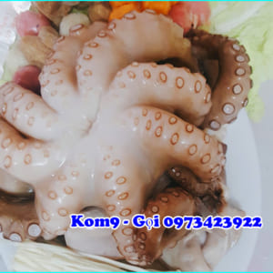 Cách làm sạch bạch tuộc hấp sả