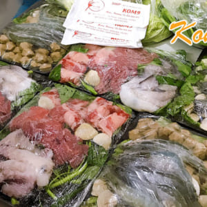 Sét lẩu hải sản ngon tại Kom9 sét 550k