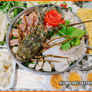 Hình ảnh món lẩu hải sản tôm hùm Alaska ngon