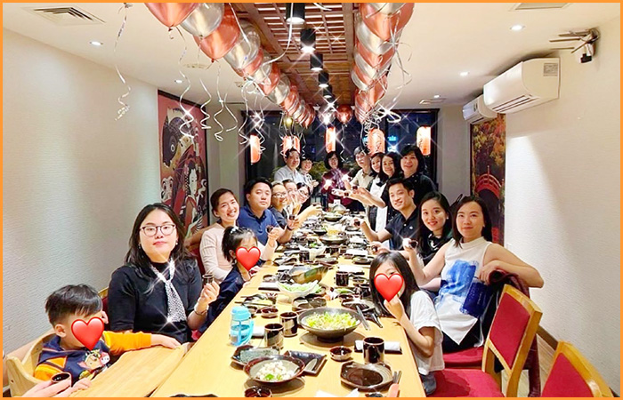 Kh&ocirc;ng gian nh&agrave; h&agrave;ng lẩu Nhật Bản Newsake tại H&agrave; Nội