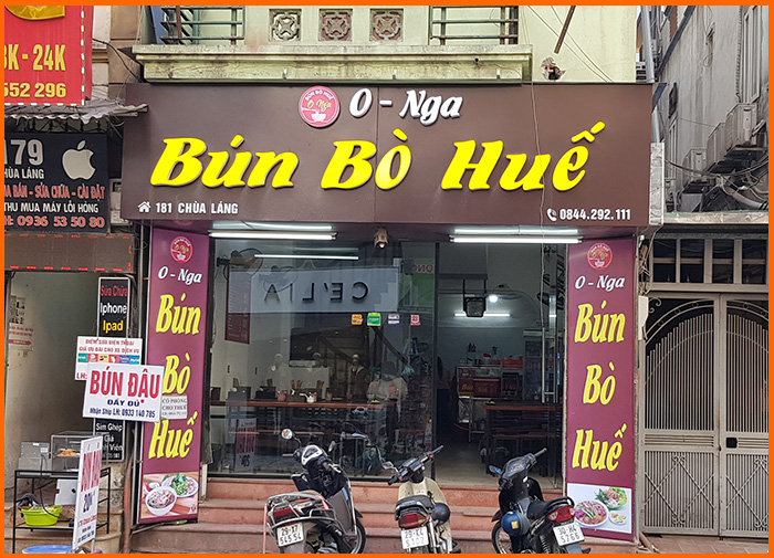 Quán Bún Bò Huế O Nga ở Thanh Xuân