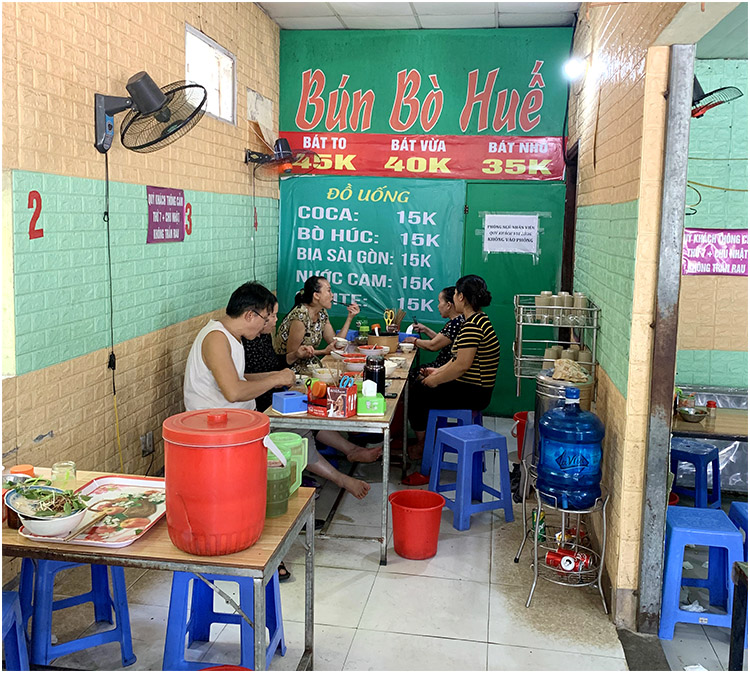 Quán bún bò huế O Mập tại Quang Trung, Hà Đông