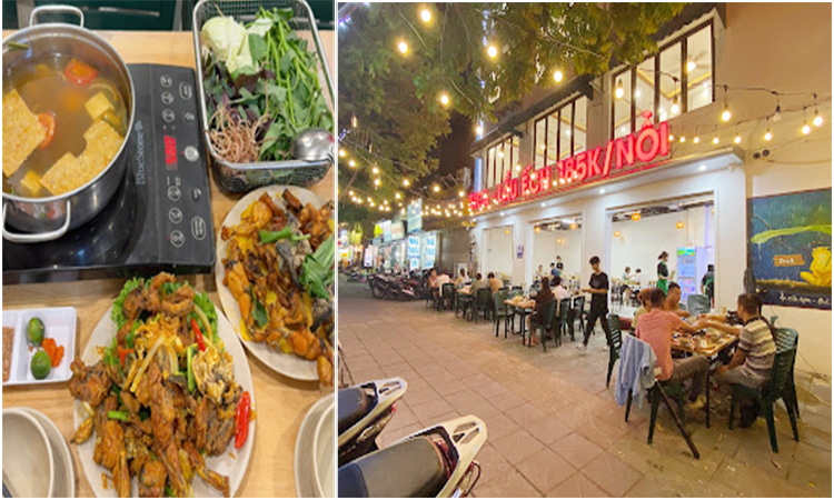 quan lau ech dica o Cau Giay Ha Noi
