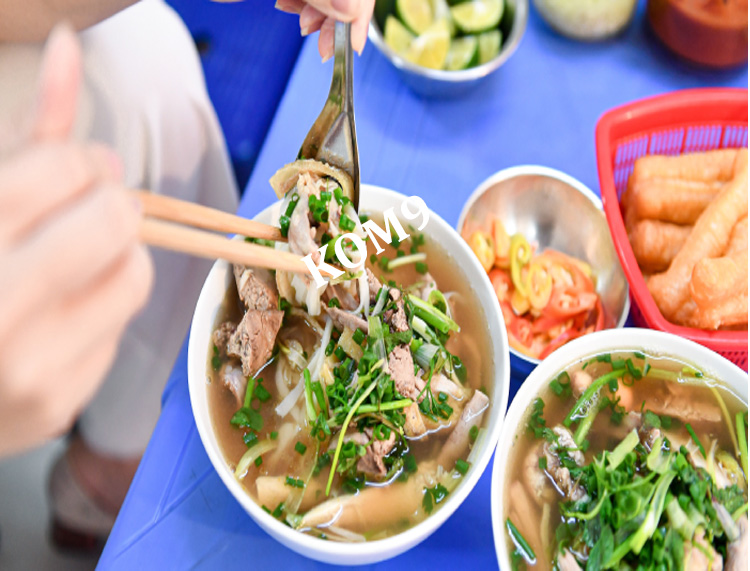 mon bun an sang mua dong ngon