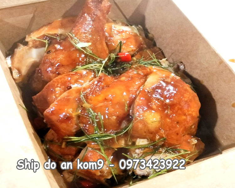 mon nhau ga chien ap chao dai khach