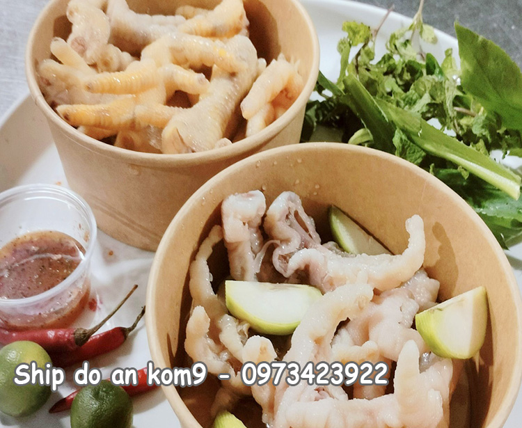 mon nhau don gian chan ga ngam sa ot