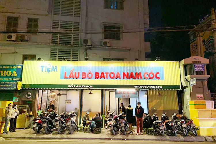 Lẩu Bò Batoa – Tiệm Nam Cóc tại số 2 An Trạch, Cát Linh, Đống Đa