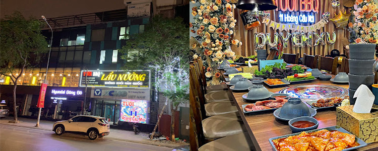 Danh sách quán Lẩu nướng Hoàng Cầu gần bạn