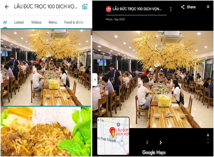 nha hang lau rieu cua Duc Troc  Cau Giay Ha Noi