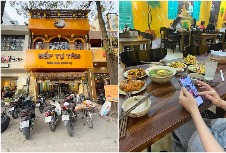 quan ban com tu tam tai Cau Giay