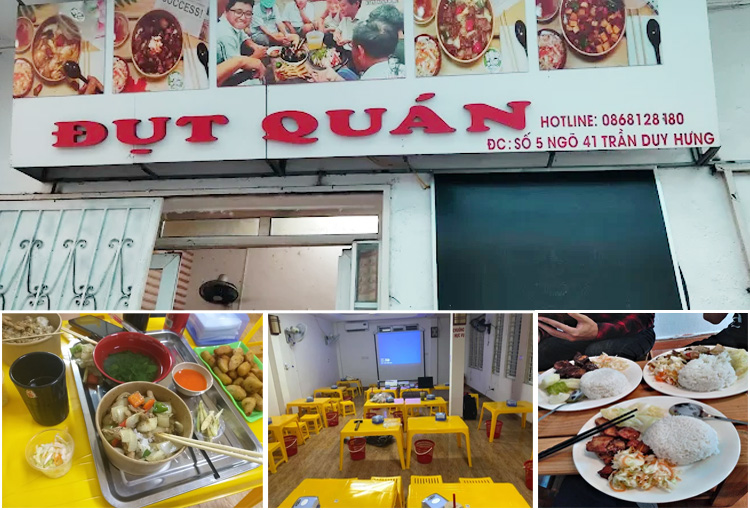 Quan com Dut tai Tran Duy Hung Cau Giay