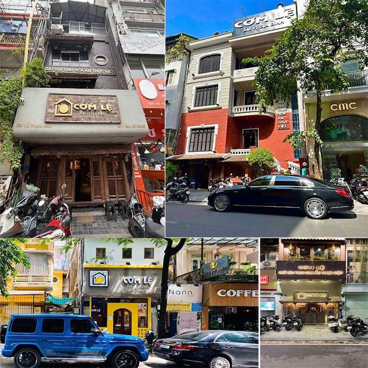 [Danh sách] – Chuỗi nhà hàng Cơm Lệ tại Hà Nội