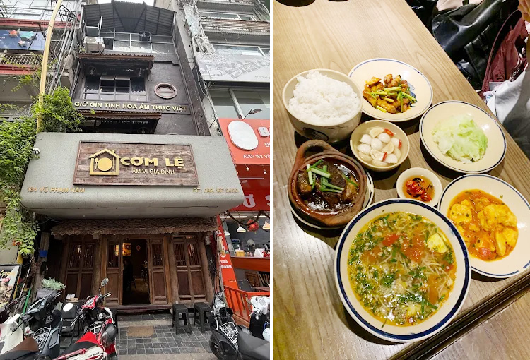 Chi nh&aacute;nh qu&aacute;n cơm Lệ tại Cầu Giấy